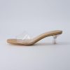 Women's Doral Lucite Kitten heel mule sandals +Memory Foam, Wide Widths Available