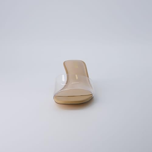 Women's Doral Lucite Kitten heel mule sandals +Memory Foam, Wide Widths Available