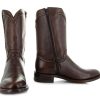 Men's Roper Cowboy Boots, Genuine Leather Men's Cowboy Boots, Western Boots For Men H4003