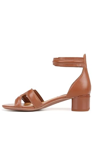 Women's Nora Ankle Strap Low Block Heel Sandal Heeled