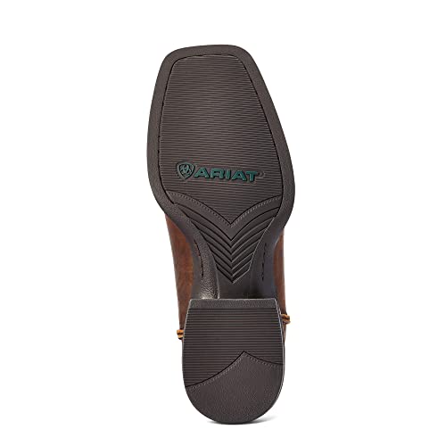 Mens Sport Rambler Square Toe Casual Boots Mid Calf - Brown