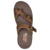 Women's Reggae-Carribean-Double Buckle Toe Thong Slide Sandal