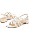 Women's Strappy Sandals Square Open Toe Low Block Heels Ankle Strap Heel for Women Dress Shoes