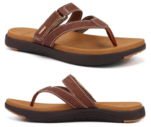 Womens Fashion Orthotic Flip Flops Ladies Slip On Lightweight Athletic Yoga Mat Cushion Thong Sandals With Comfortable Plantar