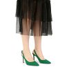 Womens Slingback High Heels Stiletto Pointed Closed Toe Pumps