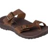 Women's Reggae-Carribean-Double Buckle Toe Thong Slide Sandal