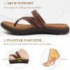 Womens Fashion Orthotic Flip Flops Ladies Slip On Lightweight Athletic Yoga Mat Cushion Thong Sandals With Comfortable Plantar