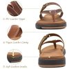 Womens Fashion Orthotic Flip Flops Ladies Slip On Lightweight Athletic Yoga Mat Cushion Thong Sandals With Comfortable Plantar