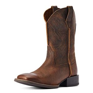 Mens Sport Rambler Square Toe Casual Boots Mid Calf - Brown