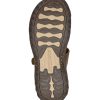 Women's Reggae-Carribean-Double Buckle Toe Thong Slide Sandal