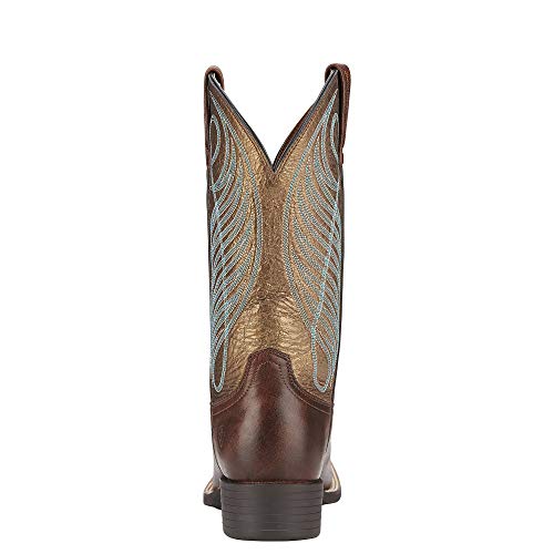 Women's Round Up Wide Square Toe Western Boot