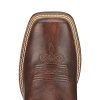 Women's Round Up Wide Square Toe Western Boot