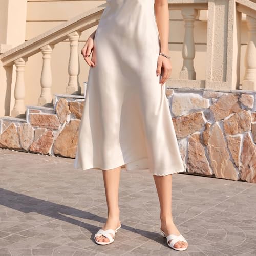 Womens Heeled Sandals Open Round Toe Slip on Kitten Heel Mules Low Heel Slide Sandals for Women Cross Strap Backless Mule Flats
