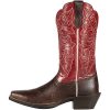 Women's Round Up Square Toe Western Boot