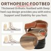 Womens Sandals Flats Comfort Leather Walking Orthopedic Sandals Casual Summer Shoes with Arch Support for Dressy Beach Hiking